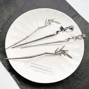 Simple Metal Hairpins, Ancient Style Hair Accessories, Hair Accessories, Hairpins, Hanfu Accessories, High-end Hairpins