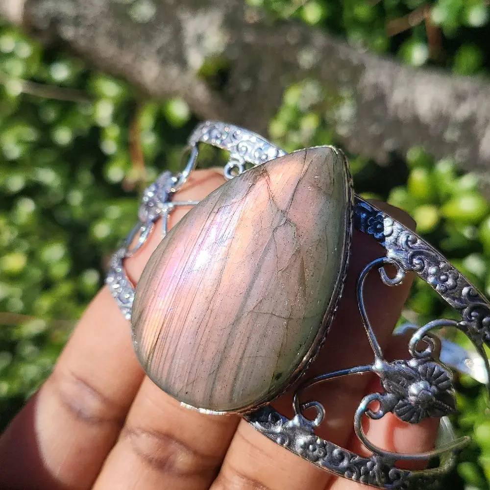Pink Sunset Labradorite