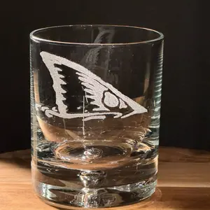 Hand-etched Custom Bourbon Glass