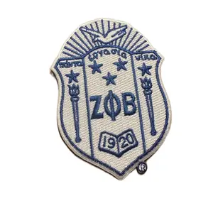 Zeta Phi Beta shield patch
