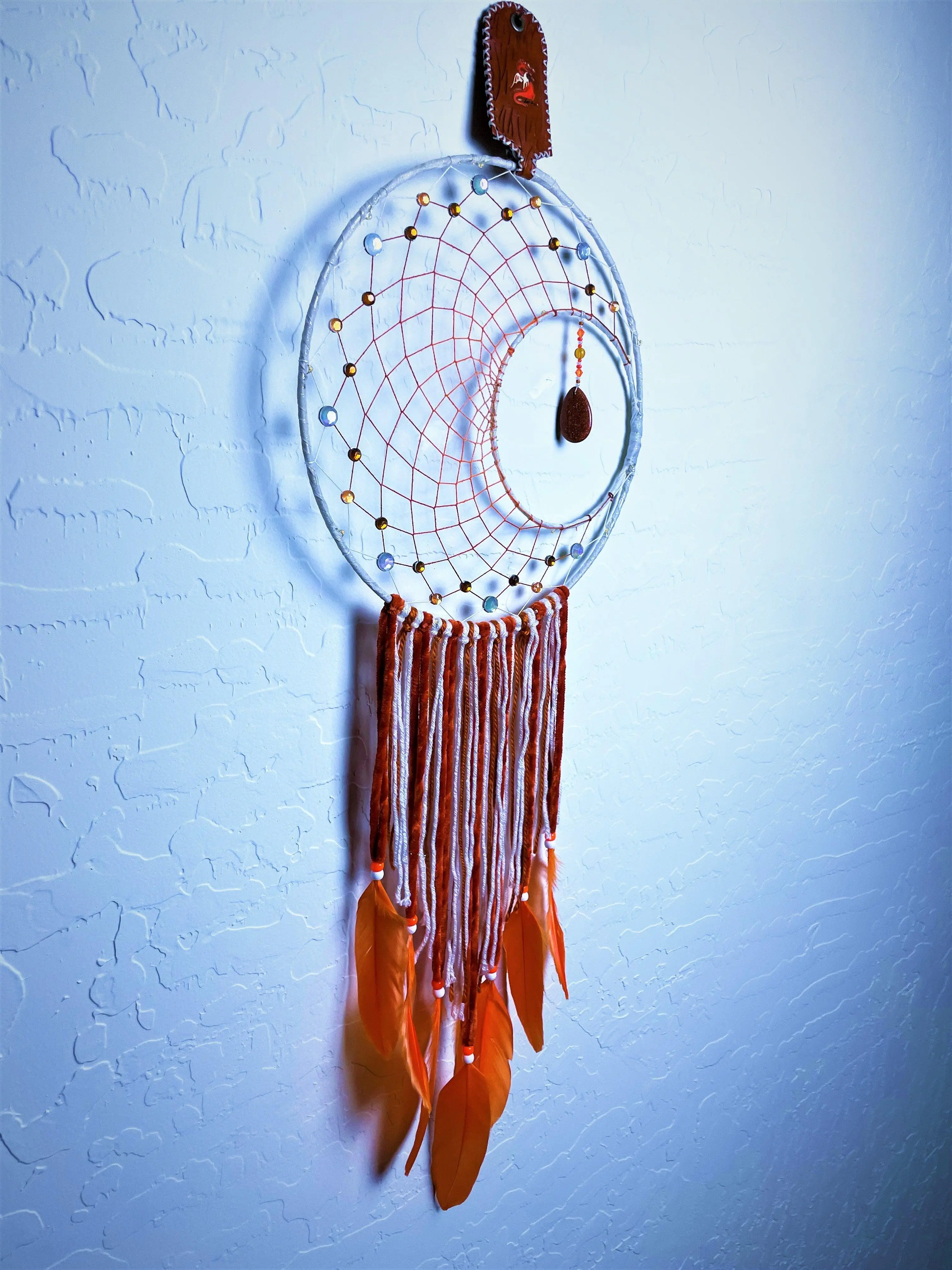 Moonveil Collection - Duskmire Threads Crescent Moon Dreamcatchers