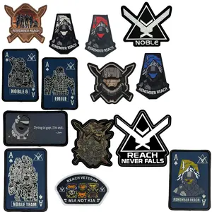 Remember Reach Patches Hook Fastener Patches for Gear Many Designs to Choose From
