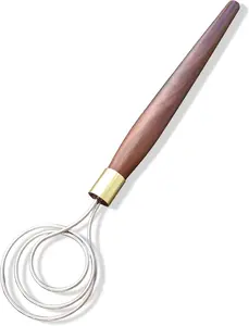 Danish Dough Whisk Black Walnut