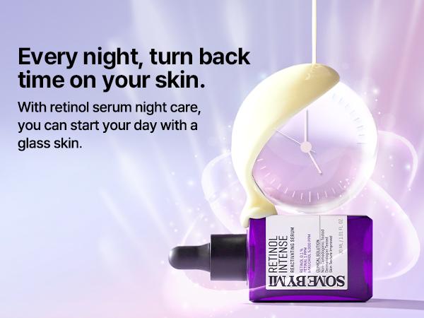 Anti-Aging Duo (Glowing Skin Duo) - Retinol Serum + Retinol  Eye Cream - Korean Skin Care