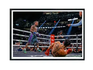 Tank Davis vs. Ryan Garcia Poster Boxing Fight Sports Wall Art