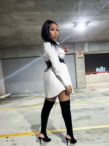 Womenswear Lynn Corset Dress Long Sleeve