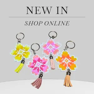 Sakura flower keychain