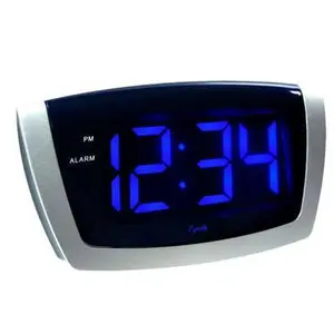 212 MAIN La Crosse Technologies 75904 USB-Powered Blue Digital Alarm Clock - LED Display Clock, Home Decor, Home Supply, Digital Clock