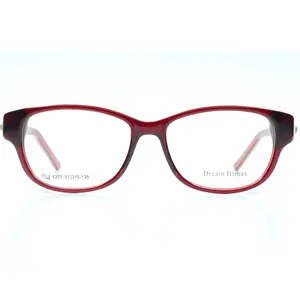 Dream Himax 8335 Burgundy Shiny Beads Designer Eyeglasses -Wo