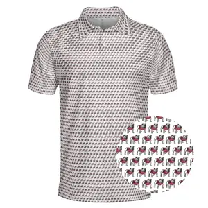 UGA Bulldogs Mens Polo Shirt College Football Fan Polo Shirt for Men Breathable Performance Polo