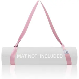 Yoga Mat Straps for Carrying, Adjustable Yoga Mat Carrier Sling Fits All Mats(Mat Not Included)