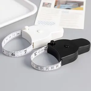 Portable Plastic Fitness Tape Measure, Durable Abs Material, Easy-To-Use Tool for Body Circumference, Arm, Leg, Waist, Chest Measurement