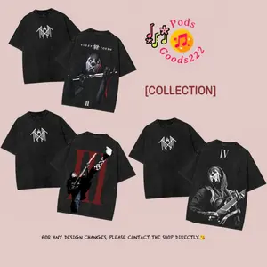 [Collection] Sleep Token II, III, IV Guitarist 2-Sided  Vintage Graphic Tees, Rock Band Washed T-shirt, Men Gift For Rock Music Lovers Cotton Fabric