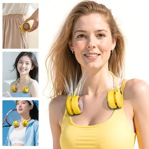 Portable Neck Fan, Hands-free 5 Speeds Adjustable Neck Fan with LED Display, Faster Cooling, Ultra Quiet, Suitable for Home, Office, Travel, Sports, Outdoors