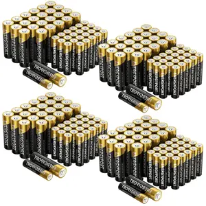 ENERGYPORT Alkaline Battery - AA and AAA 192-Count Combo Pack Batteries, 96-Count Each, 10-Year Shelf Life, Recloseable Packaging, for Remote Toys Clocks Home Essentials