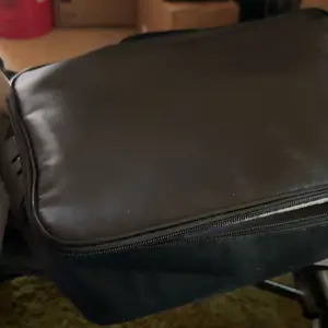 Lockable Fireproof Document Travel Organizer Bag - Nylon Blend-Canvas, Lock Clasp, Zip Closure, Reflective Strip, 18.11x9.4x5.9in, Minimalist Casual Style, Layered Slots, Default Multi-Layer Storage, Father’s Day Gift, Durable Travel Organizers