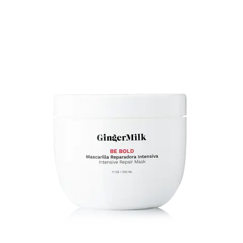 Deep Repair Hair Mask, Be Bold | Rescue & Strengthening Care for Bleached, Colored, Relaxed & Heat-Damaged Hair with Argan, Pomegranate & Shea | Ginger Milk