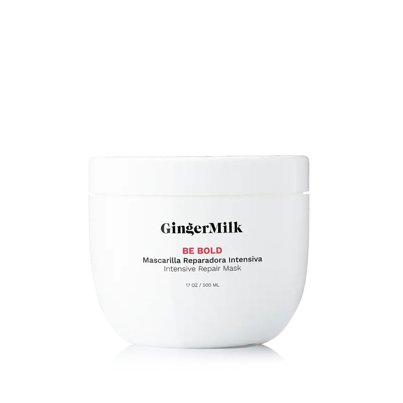 Deep Repair Hair Mask, Be Bold | Rescue & Strengthening Care for Bleached, Colored, Relaxed & Heat-Damaged Hair with Argan, Pomegranate & Shea | Ginger Milk