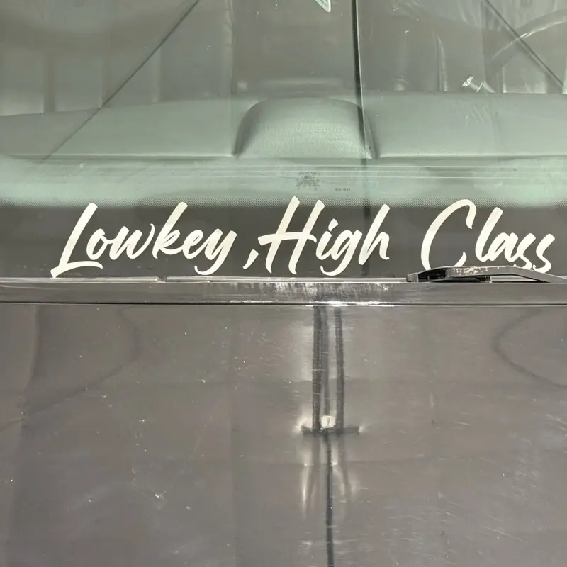 Lowkey, High Class Decal for Car and Truck - Exterior Decoration Made in America