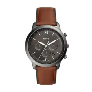 Fossil Men's Neutra Chrono Chronograph, Smoke Stainless Steel Watch