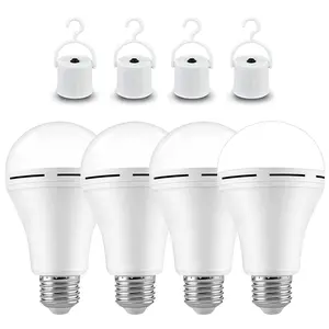 Set of 4 Rechargeable Emergency Light Bulbs — Stay Lit During Power Outages | 12W 6500K LED Bulbs | LED Camping Lights | Built-in 1200mAh Backup Battery | An Essential Item for Emergency Lighting—Ideal for Outdoor Camping and Home Power Outages tiktokshop