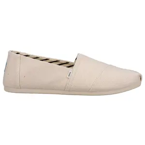 TOMS Womens Alpargata Slip On Flats Casual - Beige