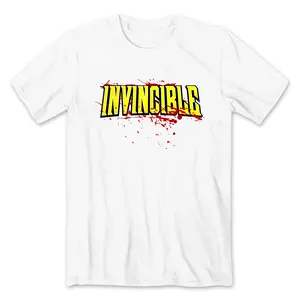 [Sale Up To 55%] Invincible Bloody Logo T-Shirt, Invincible T-Shirt, Comic Book Fan T-Shirt, Gift For Women and Man Unisex T-Shirt