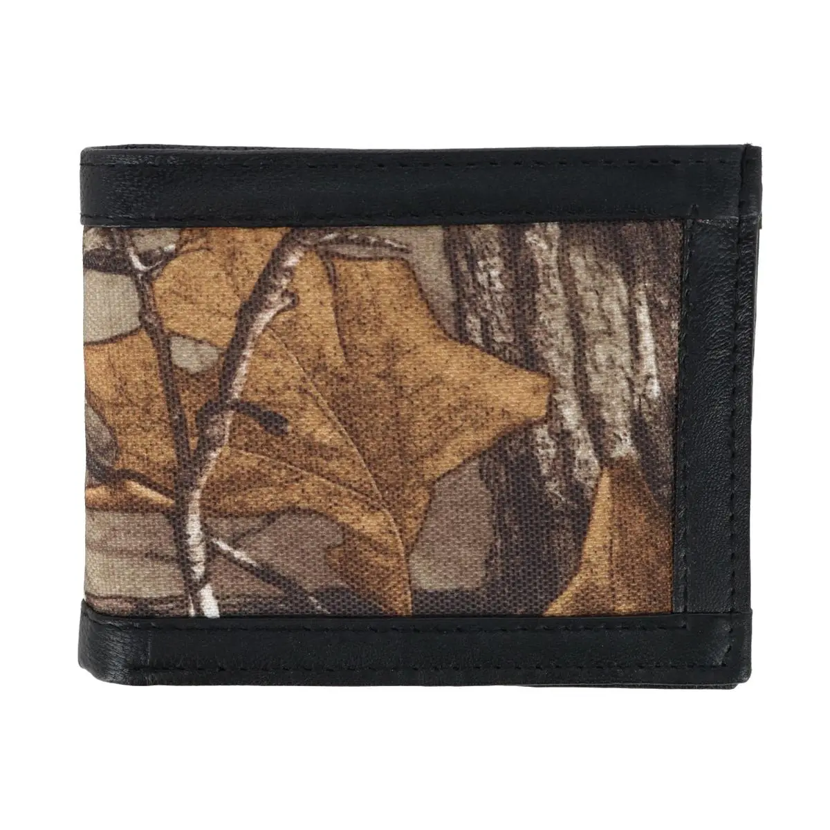 CTM Men's Realtree Camo Bifold Wallet with ID Flap, Bifold Wallets