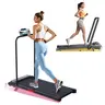BOFEKTE 3-in-1 Foldable Under Desk Walking Pad Treadmill - Home Workout Equipment with Basic Walking Mat, Handles, Remote Control, Light-Up LED Screen, 400 lbs Capacity, Portable Lightweight Fitness Machine