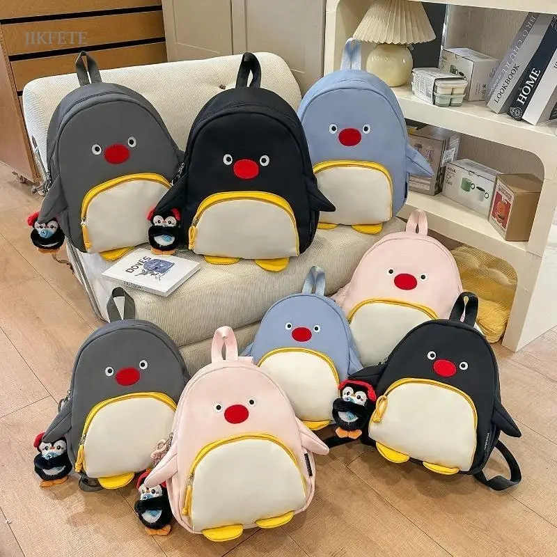 Cute Penguin Chicken Animal Backpack for Girls and Boys, Lightweight Casual Small Backpack Bag , Kawaii School Bag Travel Gift