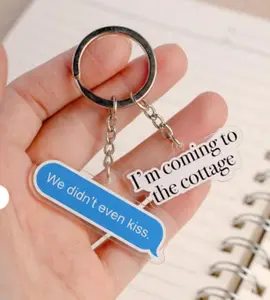 We didn't Even Kiss Keychains, I'm Coming To The Cottage Keychains, Heated Rivalry &amp; Hollanov Inspired Charms, Team Rozano Keychain