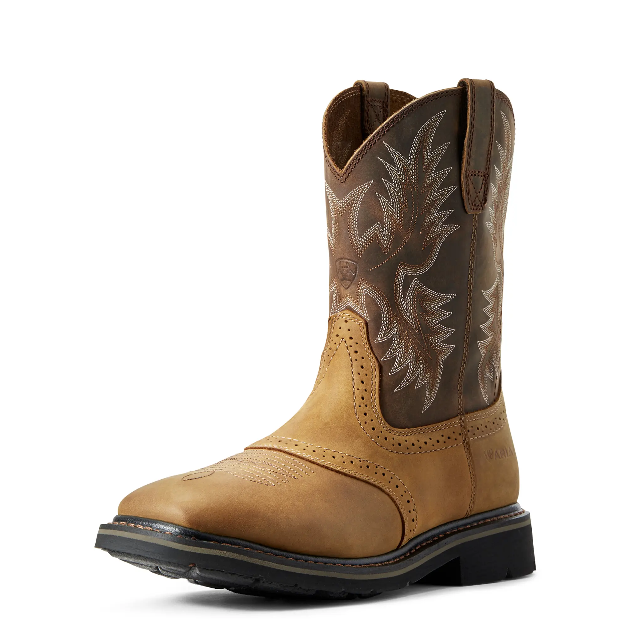 Men's Sierra Wide Square Toe Work Boots