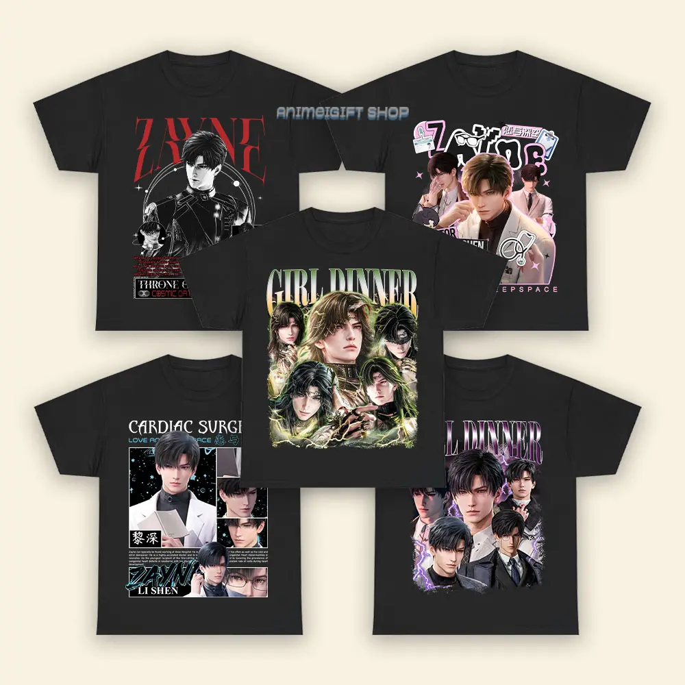 Zayne Love and Deepspace Edge of Continuum Shirt Zayne Myth LAD T-shirt Graphic Tee Crewneck Unisex Size Gift For Fan
