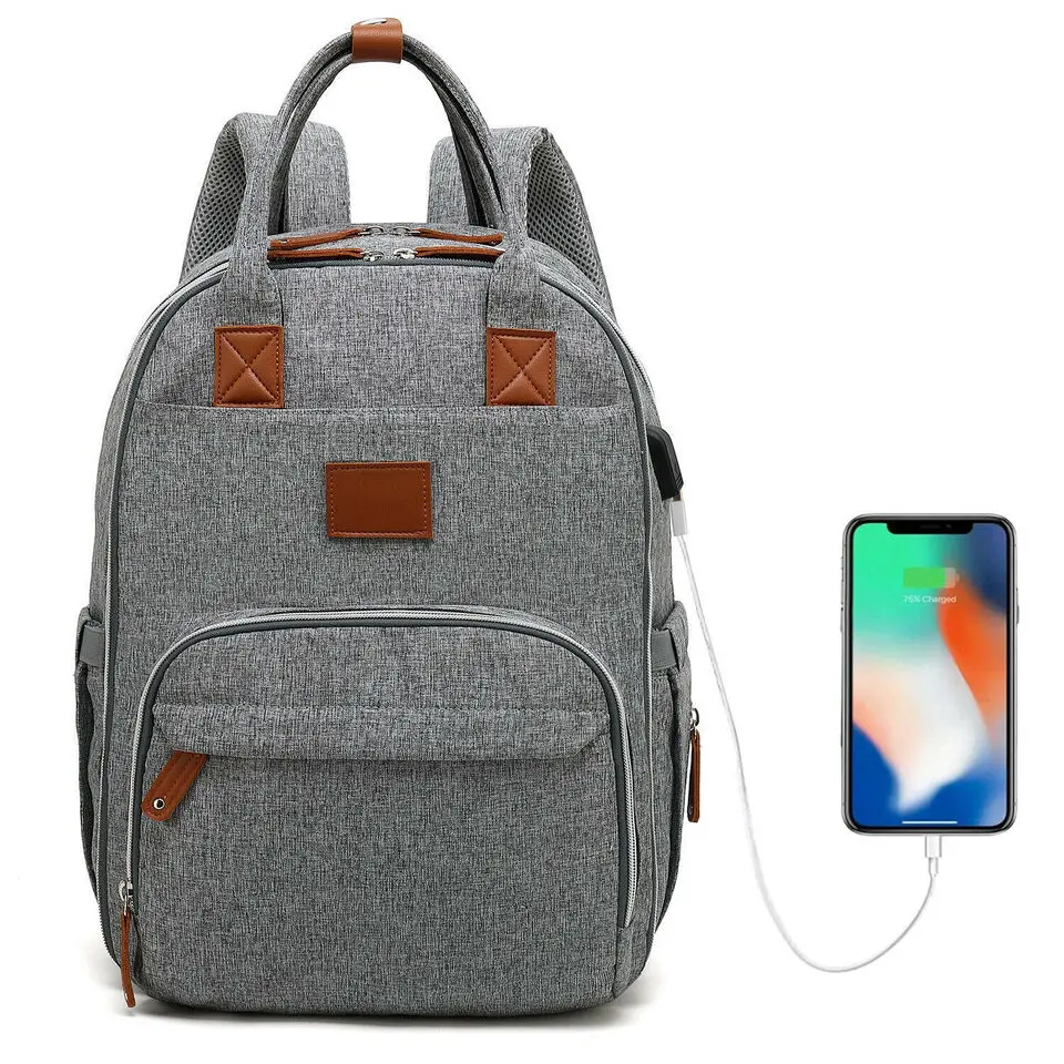Smart Waterproof Travel Bag w/ Charging Port & 18 Compartments!