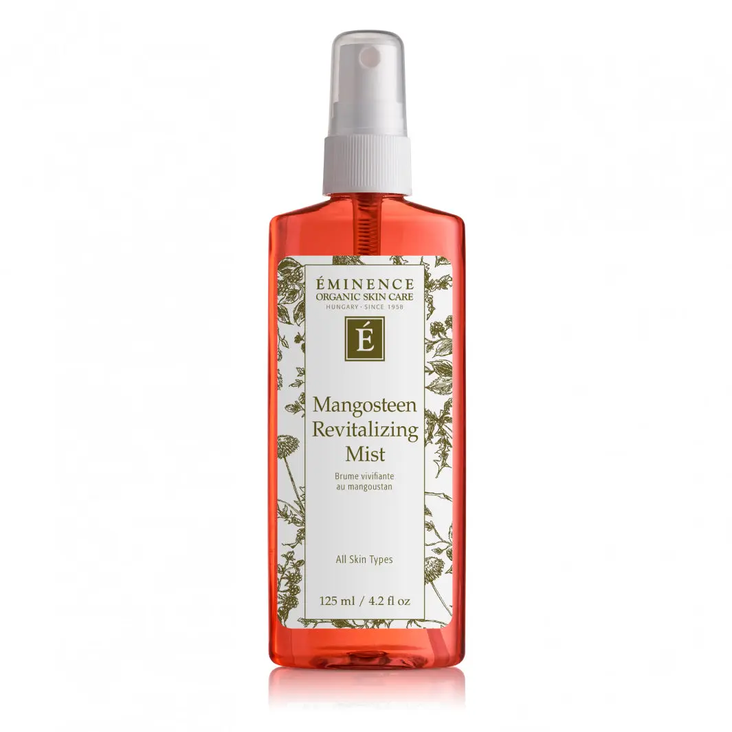 Eminence Organics Mangosteen Revitalizing Mist, Plant-Based Skincare Mist with Glycerin, Oil Control for Normal Skin, Bottle