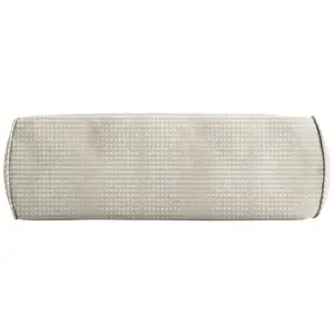 Sorra Home Outdura Moonbeam Bolster Pillow 20 in x 8 in x 8 in