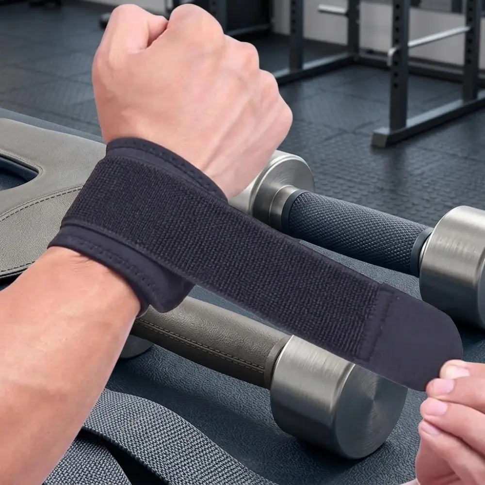 Adjustable Sports Wrist Wrap for Gym & Outdoor - Breathable, Moisture-Wicking, Supportive with Secure Strap for Weightlifting, Training & Multi-Scenario Use, Weight Lifting Wrist Wraps