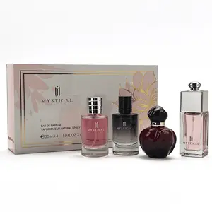 Women's perfume set - Floral and fruity,jasmine,vanilla,lemon.rose - Daily use,dating,working,Thanksgiving,Christmas,Valentine's Day - EDP,30ml*4