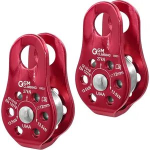 Fixed Micro Pulley 27kN CE UIAA Certified Slack Tender for Hitch Tending