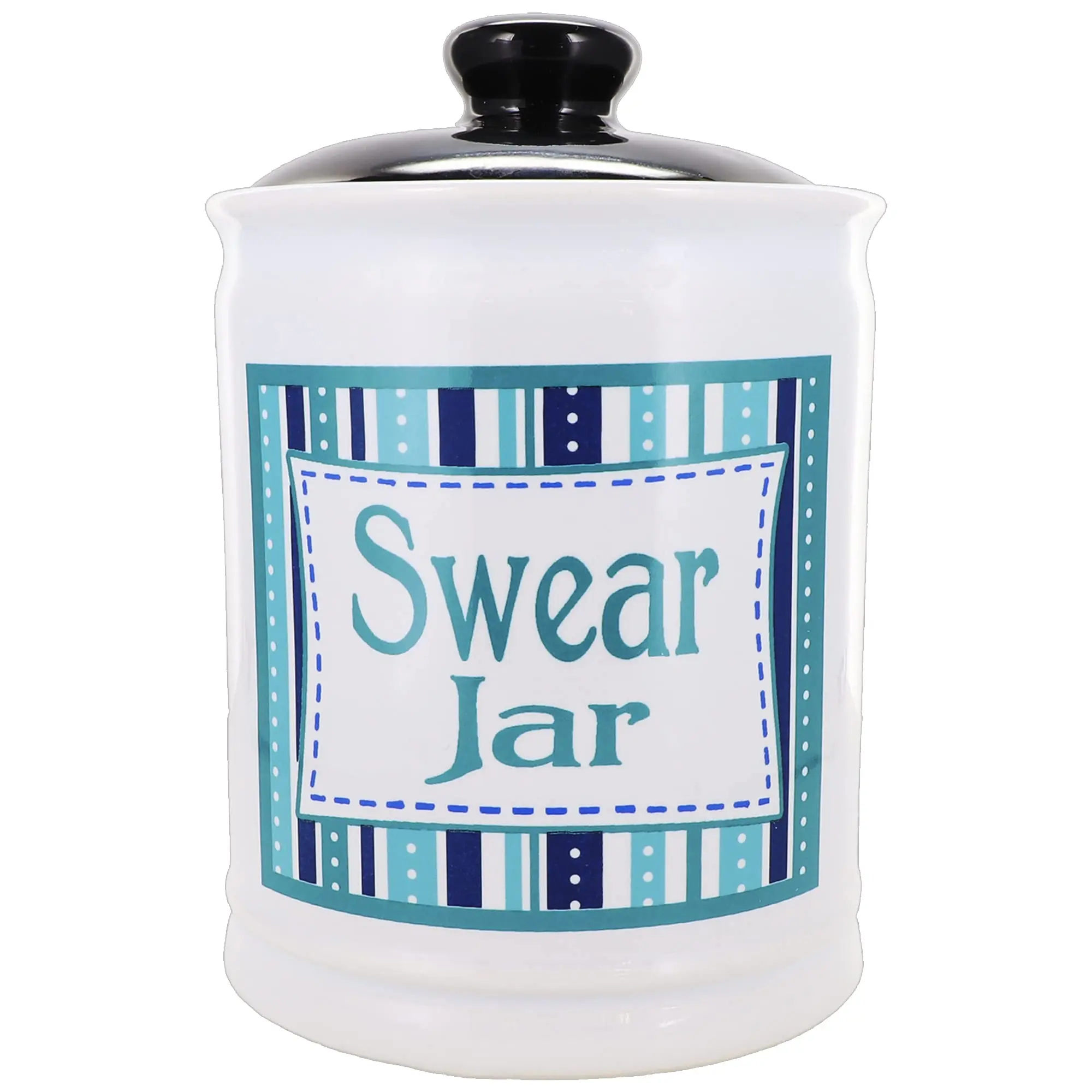 Cottage Creek 6" Ceramic Swear Coin Bank for Adults - Fun Gag Gifts for Friends