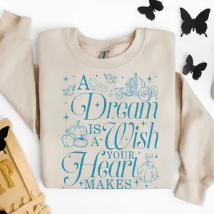 A Dream Is A Wish Your Heart M... Shirt, Cinderella Shirt, Princess Gift Shirt
