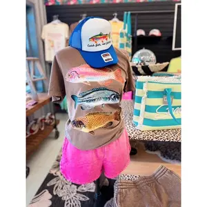 Stacked Trout Fishing T-shirt, Summer Tshirt, Trendy Tshirt, Viral Tshirt, Fish Shirt, Girl Fish Shirt