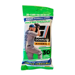 2021 Panini Donruss Baseball Fat Jumbo Value Cello Pack