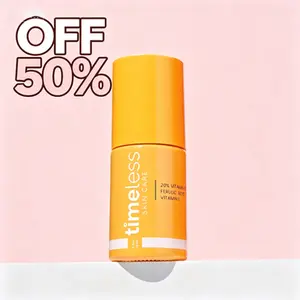 Timeless Skin Care 20% Vitamin C Serum – Hydrating Antioxidant Serum for Glowing, Youthful Skin (30ml)