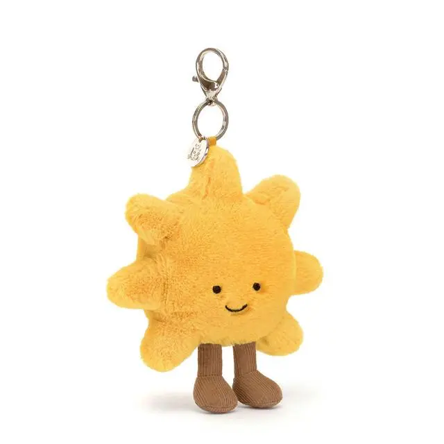 Jellycat Mini Sun Plush Keychain Collection – Cute Mini Stuffed Animal Keyring, Soft Bag Charm, Birthday Gift for Kids & Collectors