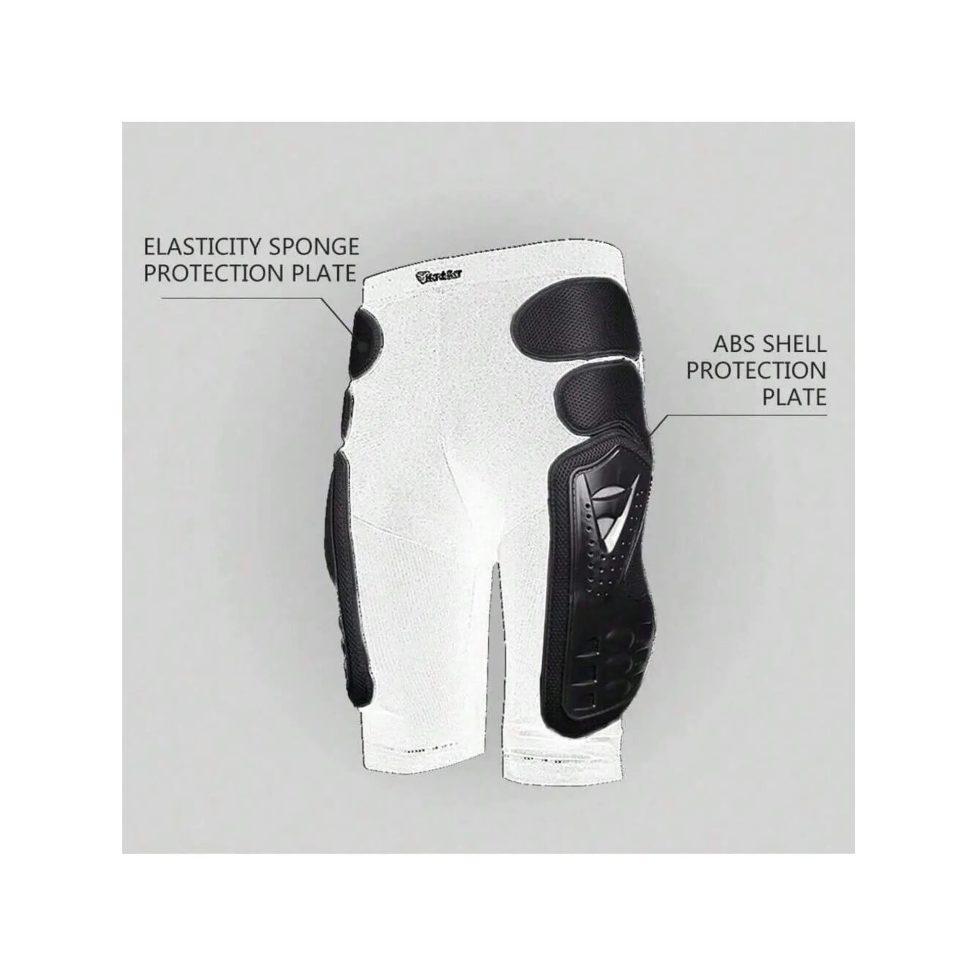 Motorcycle Armor Pants Black Motocross Shorts Riding Moto Armor Pants Motorbike Protective Gear Hip Protector Racing Protection Motorcyclist Cycling Shorts