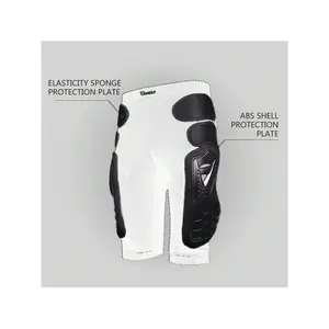 Motorcycle Armor Pants Black Motocross Shorts Riding Moto Armor Pants Motorbike Protective Gear Hip Protector Racing Protection Motorcyclist Cycling Shorts