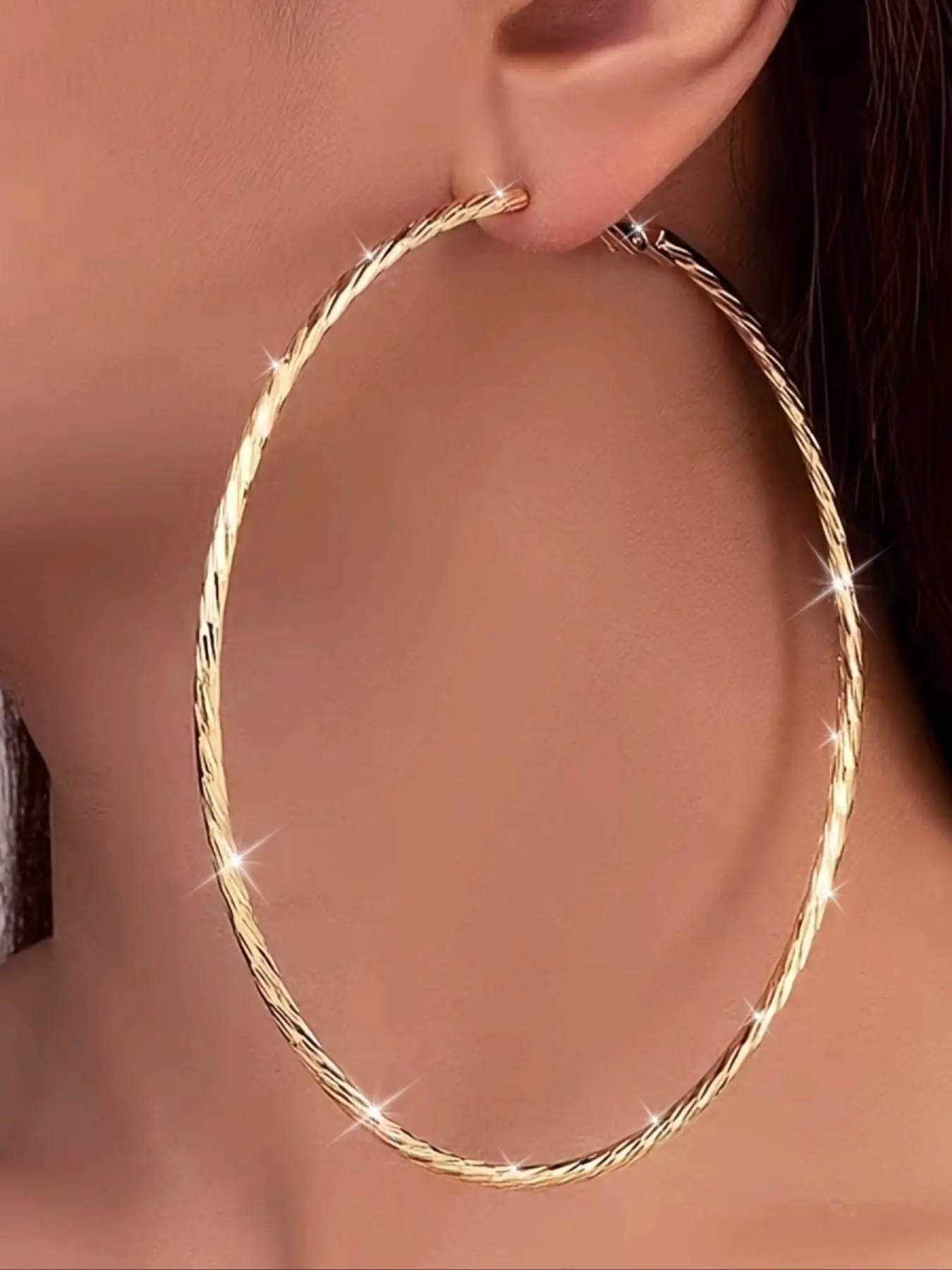 Boho Style Hoop Earrings, Fashion Jewelry for Party, Daily Clothing Decor, Trendy All-match & Exquisite Jewelry for Birthday Gift, Fashionable Hoop Earrings, Versatile Earrings, Bohemian Earrings