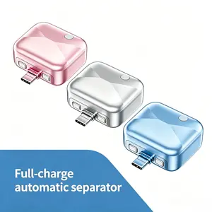 Smart Auto Stop Charging Adapter, Disconnect Charging Cable Protector Power Breaker Fully Charged Separator Detaches Power After Complete Charged Separate Cable Defender