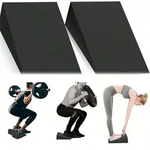 2pcs Non-Slip High-Density Yoga Blocks, Deep Squat Eva Wedge Bricks, Foot Inclination Board for Stretching, Pilates Exercise